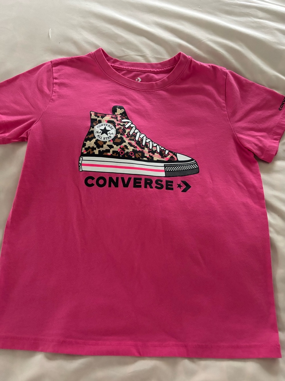 CONVERSE Hot Pink Chuck Taylor Logo Tee